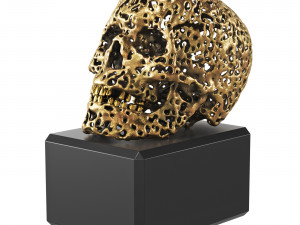 Skull bronze 3D-Modell