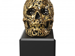 Skull bronze 3D-Modell