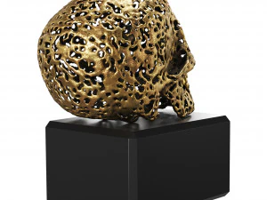 Skull bronze 3D Model