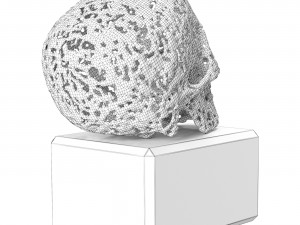 Skull bronze 3D-Modell