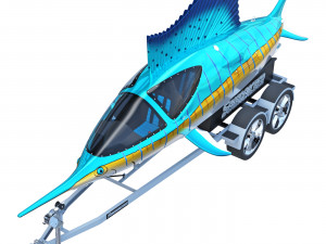 Jet Ski Seabreacher Salefish 3Dモデル