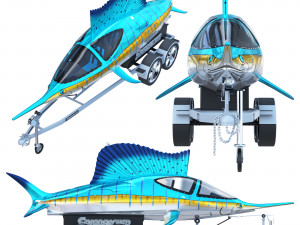 Jet Ski Seabreacher Salefish 3Dモデル