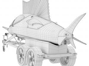 Jet Ski Seabreacher Salefish 3Dモデル