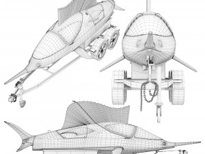 Jet Ski Seabreacher Salefish 3Dモデル