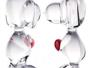 Snoopy glass figurine Modelo 3D
