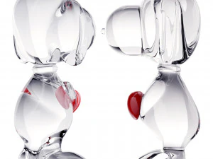 Snoopy glass figurine 3D Model