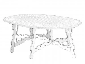 Dining table Rose Uniacke 3D Model