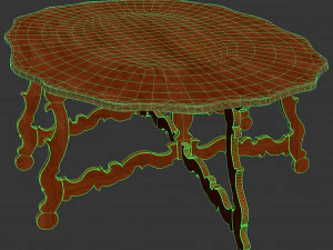 Dining table Rose Uniacke 3D Model