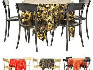 Obrusy na okrągły st&oacute;ł Model 3D