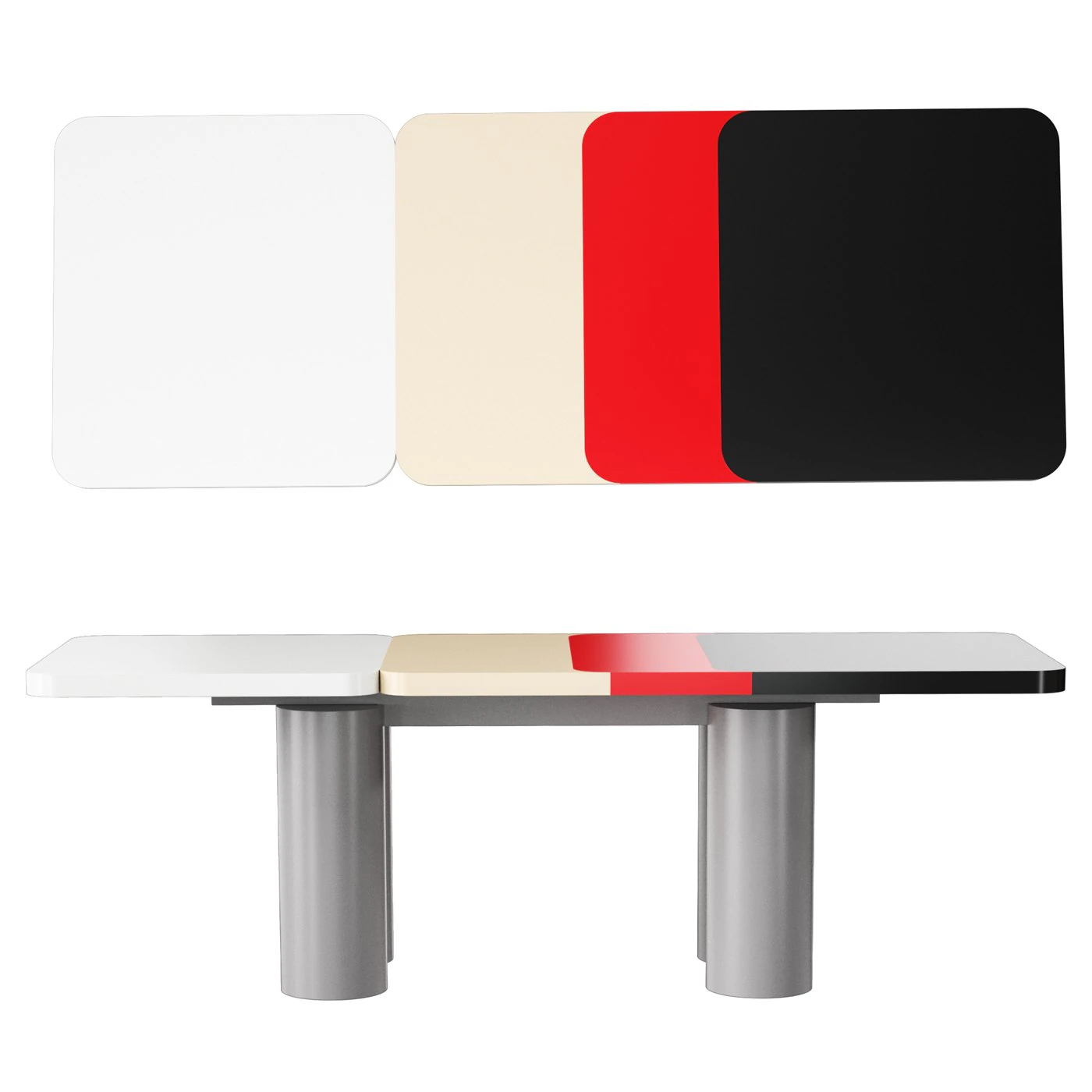 Table QUAI AUX 3D Model .c4d .max .obj .3ds .fbx .stl .blend 