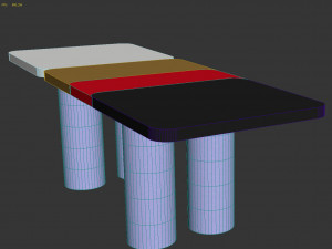 Table QUAI AUX 3D 模型