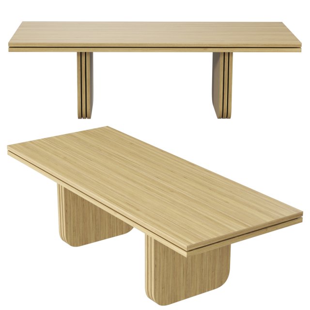 Table SAM BOR 3D Model .c4d .max .obj .3ds .fbx .stl .blend 