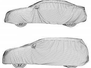 Car awning Modello 3D