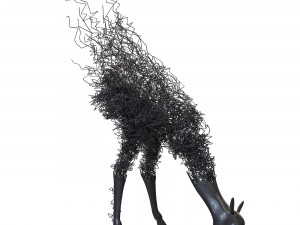 Modern sculpture Tomohiro Inaba 2 3D Model