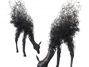 Modern sculpture Tomohiro Inaba 2 3D Model