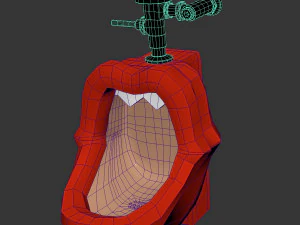 Urinal Mouth 3D Model