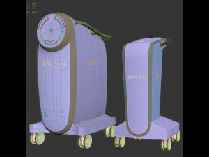 Brachiotherapy device Varian Bravos 3D-Modell