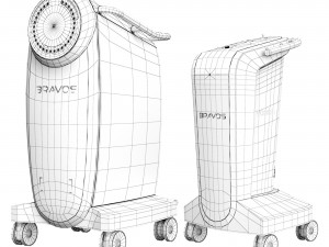 Brachiotherapy device Varian Bravos 3D-Modell