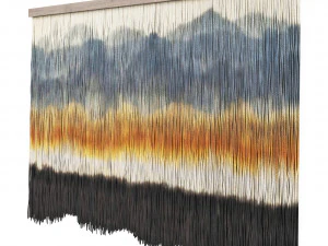 Decorative textile panel Blue Ridge 3D Model