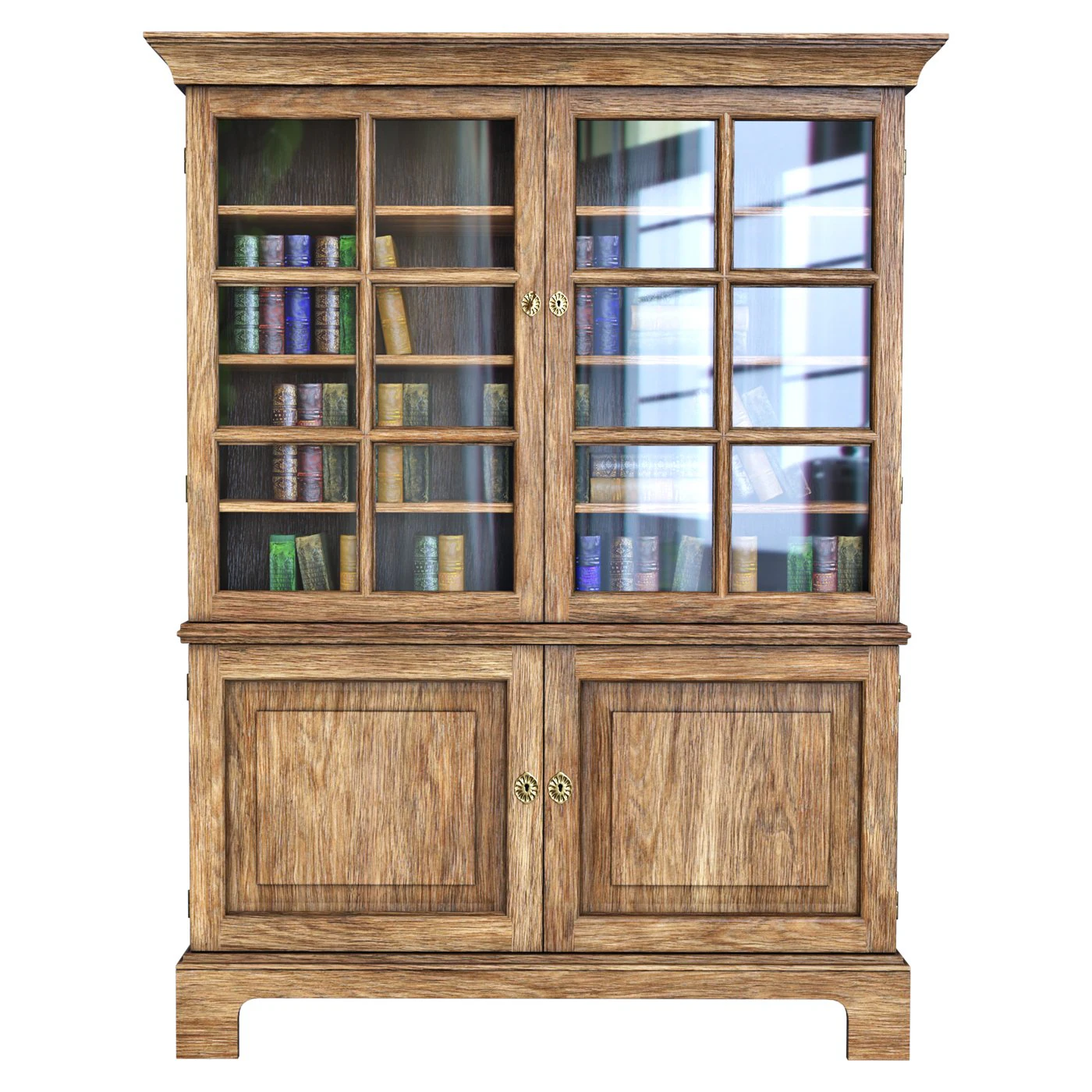 Vintage Cabinet Louis 3D Model .c4d .max .obj .3ds .fbx .stl .blend