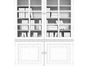 Vintage Cabinet Louis Model 3D