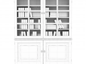 Vintage Cabinet Louis 3D Model