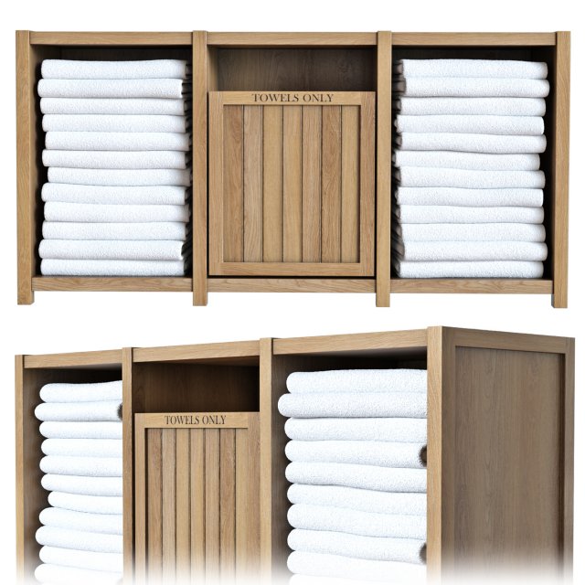 Bespoke Towel commode 3D मॉडल .c4d .max .obj .3ds .fbx .stl .blend 