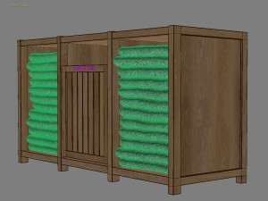 Bespoke Towel commode 3D मॉडल