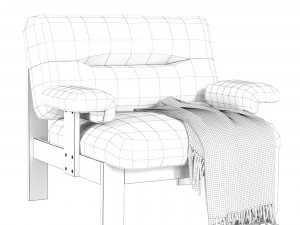 Armchair Horton 3D 模型