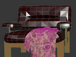 Armchair Horton 3D Model