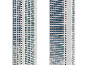 Buildings Boston Towers 3Dモデル