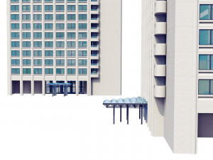 Buildings Boston Towers 3D मॉडल
