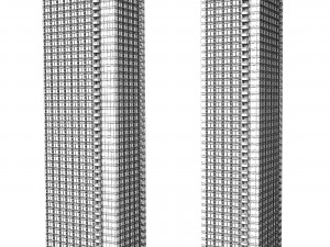 Buildings Boston Towers 3D मॉडल