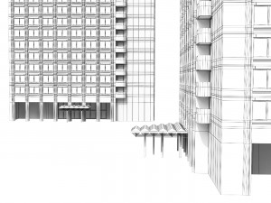 Buildings Boston Towers 3D मॉडल