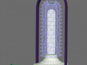 Barovier Opera Table Lamp Model 3D