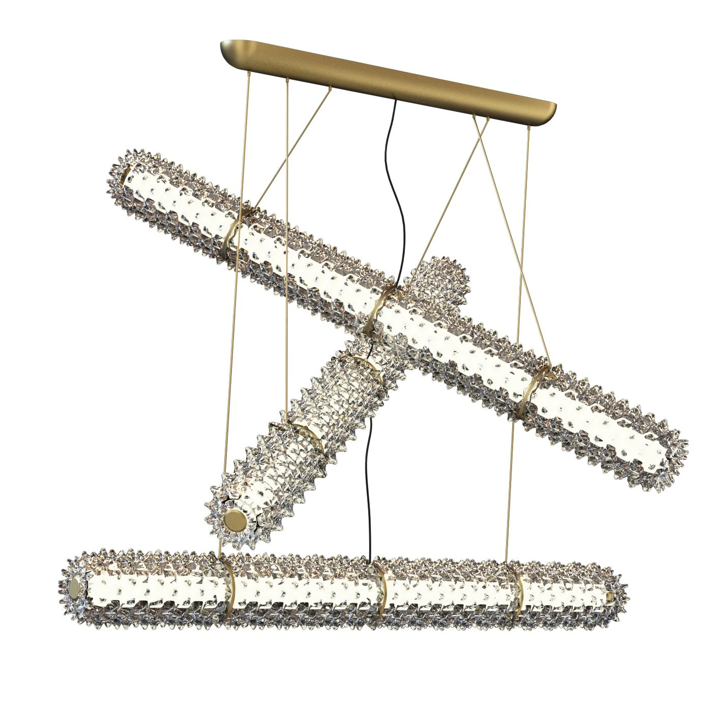 Barovier Opera Chandelier 3D Model .c4d .max .obj .3ds .fbx .stl .blend 