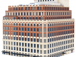 Saks 5th Ave New York building 3Dモデル