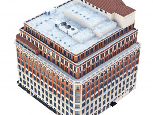 Saks 5th Ave New York building 3D Model