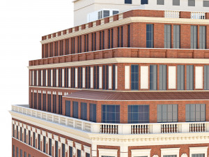 Saks 5th Ave New York building 3D Model