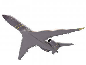 Bombardier Global 8000 aircraft Model 3D