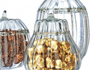 Glass pumpkins Modèle 3D