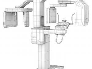 Dental tomograph Genoray Papaya 3D 3D 모델