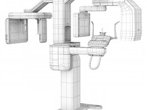 치과 단층촬영 Genoray Papaya 3D 모델 3D 모델
