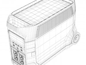 Charging station EcoFlow Delta Pro Modelo 3D