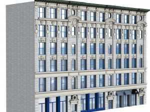 Building facade 285 West Broadway NY 3Dモデル