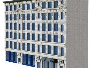 Building facade 285 West Broadway NY 3Dモデル