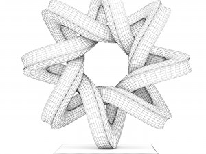 Modern sculpture 3D Model