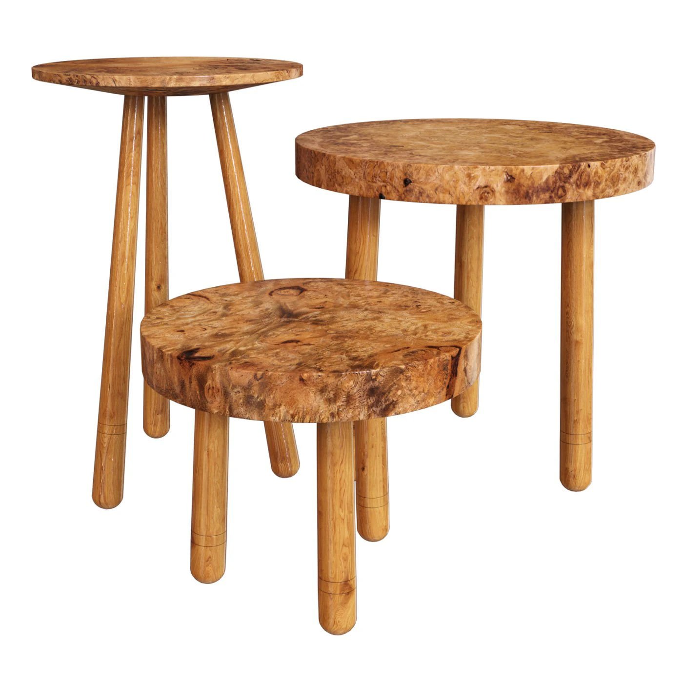 Rose Uniacke side table 3D Model .c4d .max .obj .3ds .fbx .stl .blend 