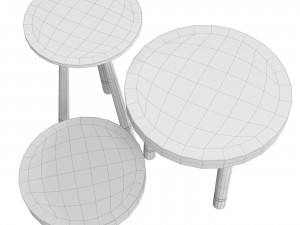 Rose Uniacke side table 3D-Modell
