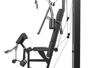 Unica Technogym exercise machine 3D Model